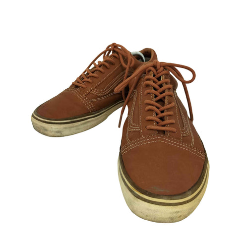 バンズ VANS OLD SKOOL アッパーレザー ローカットスニーカー メンズ US:8.5