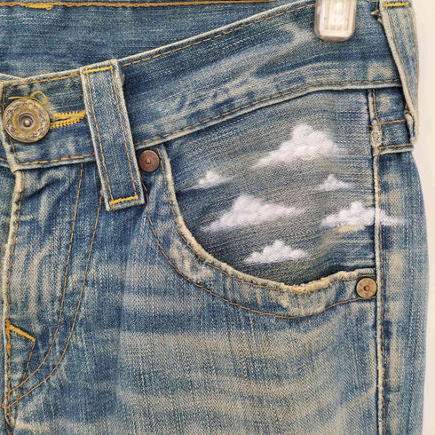 nicedreams TRUE RELIGION JOEYボディ リメイク フレアデニム メンズ 30