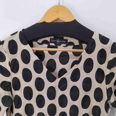 SELECT SHOP ELLEMO ドット柄ワンピース レディース