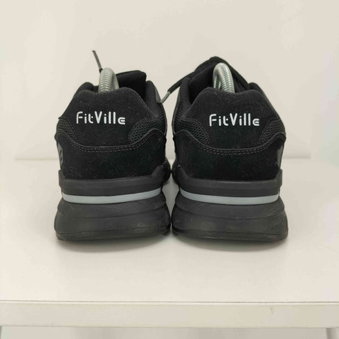 Fit Ville REBOUND CORE スエード メッシュ スニーカー レディース JPN:24.5