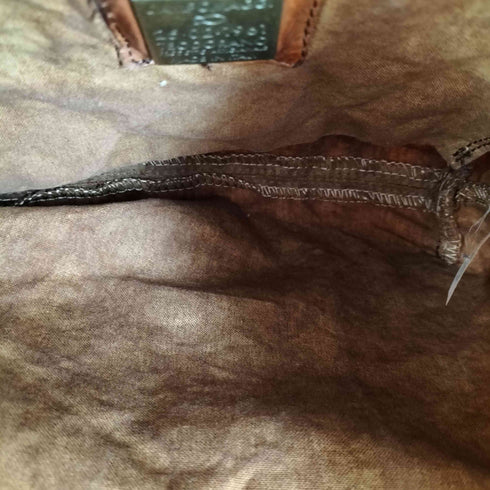 カンポマッジ campomaggi Shopping bag Genziana in canvas and leather レザー切替 キャンバスショルダーバッグ レディース