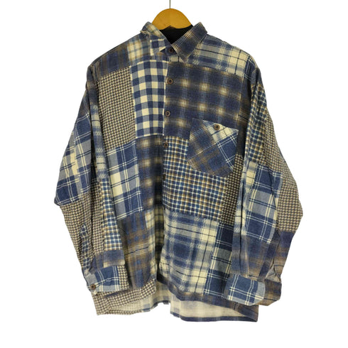 Kouter L/S パッチワークシャツ メンズ JPN:L