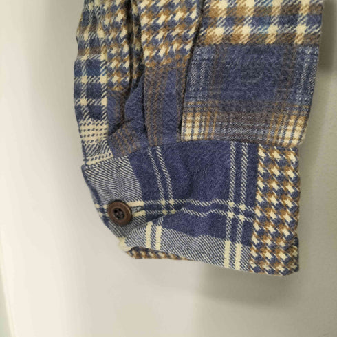 Kouter L/S パッチワークシャツ メンズ JPN:L