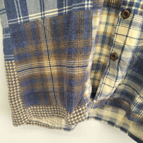 Kouter L/S パッチワークシャツ メンズ JPN:L
