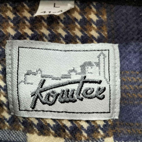 Kouter L/S パッチワークシャツ メンズ JPN:L