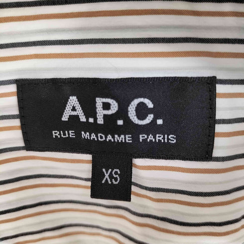 アーペーセー A.P.C. L/S ストライプシャツ メンズ import:XS