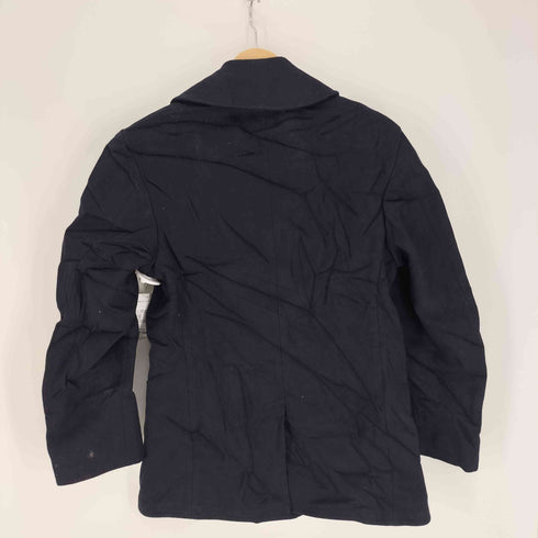 ユーエスネイビー U.S.NAVY 40S アメリカ海軍 NAVAL CLOTHING FACTORY プリントタグ 前期 錨10ボタン ウール Pコート ポケット裏コーデュロイ メンズ