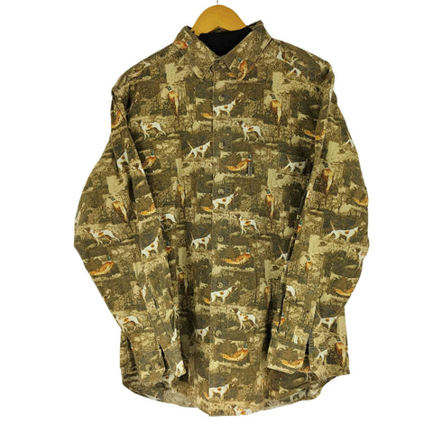 ウールリッチ WOOLRICH L/S アニマル総柄 シャツ メンズ JPN:M