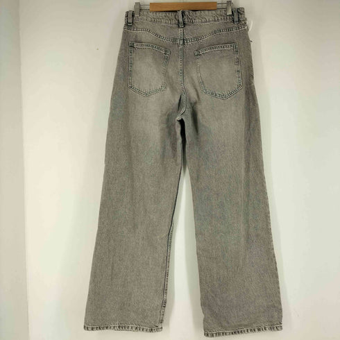 ベルシュカ BERSHKA ウォッシュ加工 ストレートデニムパンツ レディース 40