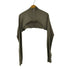 ザラ ZARA クロップド ジップアップスウェット レディース import:M
