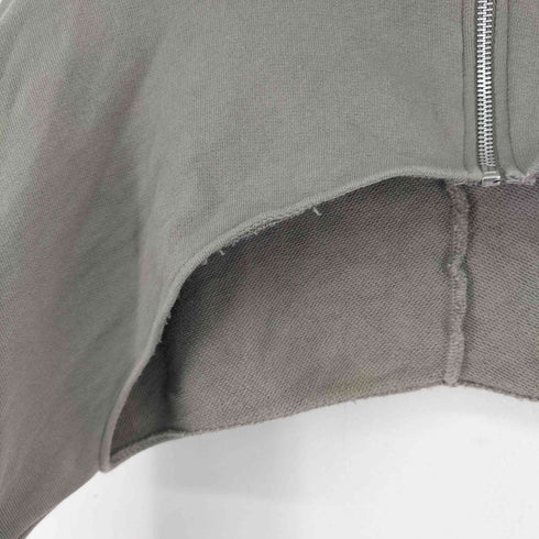 ザラ ZARA クロップド ジップアップスウェット レディース import:M