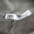 ザラ ZARA クロップド ジップアップスウェット レディース import:M
