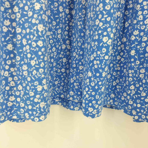 バナナリパブリック BANANA REPUBLIC ストレッチ花柄ノースリーブワンピース レディース import:S