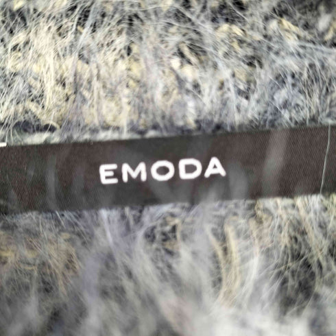 エモダ EMODA シャギーニット カーディガン レディース FREE