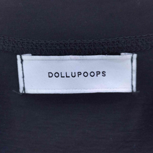 DOLLUPOOPS キャットプリントクルーネックTシャツ レディース