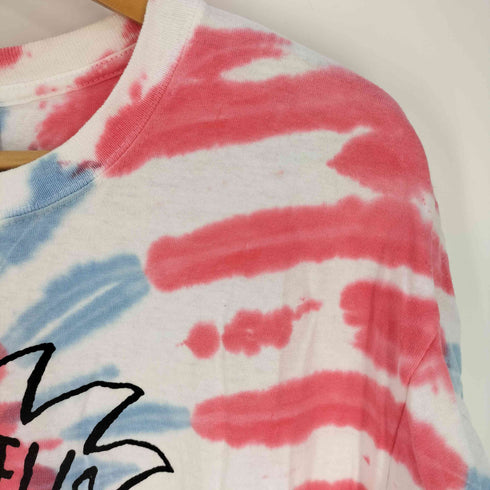 セイハロー SAYHELLO キャラクター プリント タイダイ柄 Tシャツ メンズ import:M