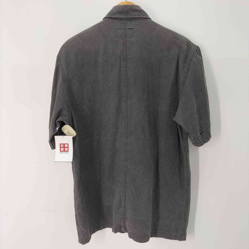 ピーピーエフエム PPFM S/S デザインリネンシャツ メンズ FREE