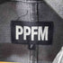 ピーピーエフエム PPFM S/S デザインリネンシャツ メンズ FREE