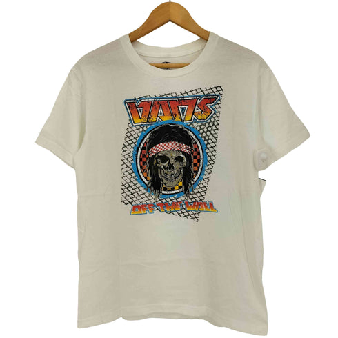 バンズ VANS THE WALL スカルプリント クルーネックTシャツ メンズ JPN:L