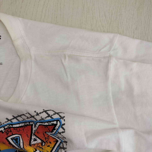バンズ VANS THE WALL スカルプリント クルーネックTシャツ メンズ JPN:L