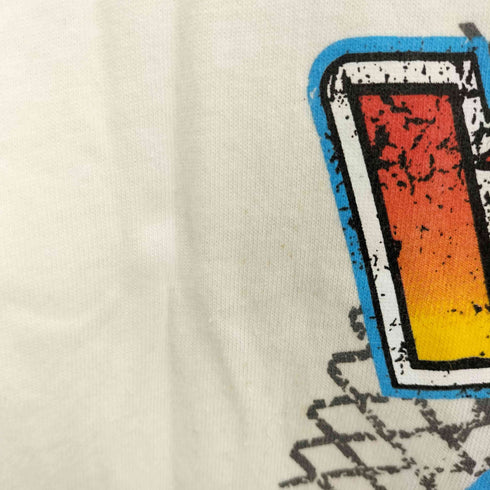 バンズ VANS THE WALL スカルプリント クルーネックTシャツ メンズ JPN:L