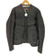 ディーゼル DIESEL 00s HIGH SPEED レザー切替 ナイロン中綿ジャケット メンズ import:XL