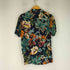 ザラ ZARA 総柄 S/S 開襟シャツ メンズ import:S