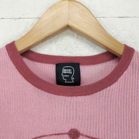 ブレインデッド BRAIN DEAD Worldwide Threadbare Knit Top Y2K レディース JPN:S