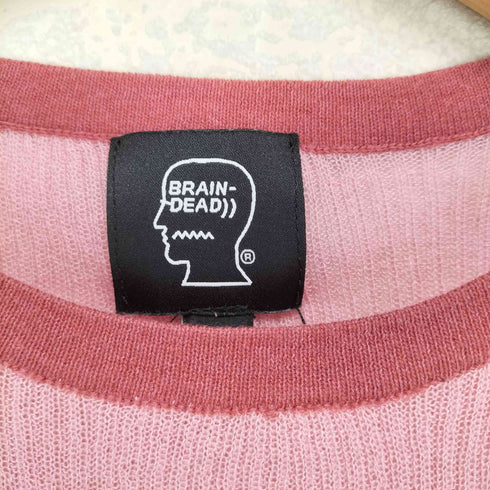 ブレインデッド BRAIN DEAD Worldwide Threadbare Knit Top Y2K レディース JPN:S