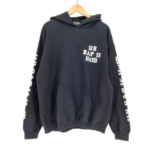 UR RAP IS H&M 両面プリントプルオーバーパーカー メンズ JPN:L