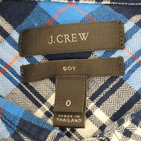 ジェイクルー J.CREW BOY タータンチェックシャツ レディース 0