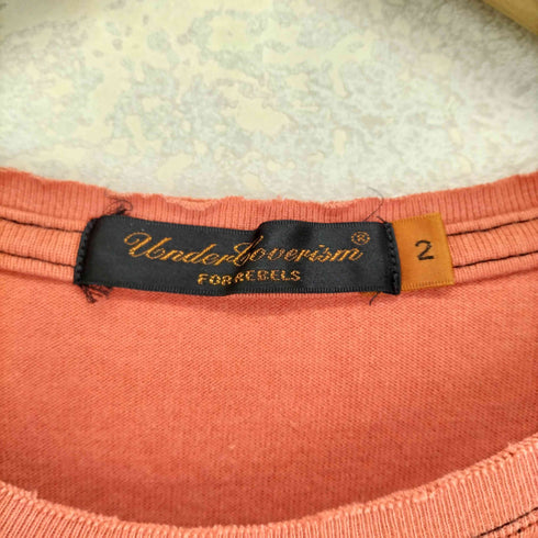 アンダーカバー UNDER COVER JUN TAKAHASHI インサイドアウト スカルプリント クルーネックTシャツ メンズ JPN:2