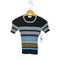 レッドヴァレンティノ RED VALENTINO マルチボーダー S/Sニット レディース import:XS