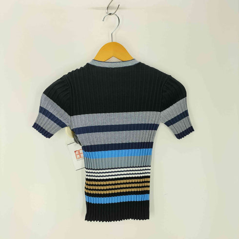 レッドヴァレンティノ RED VALENTINO マルチボーダー S/Sニット レディース import:XS