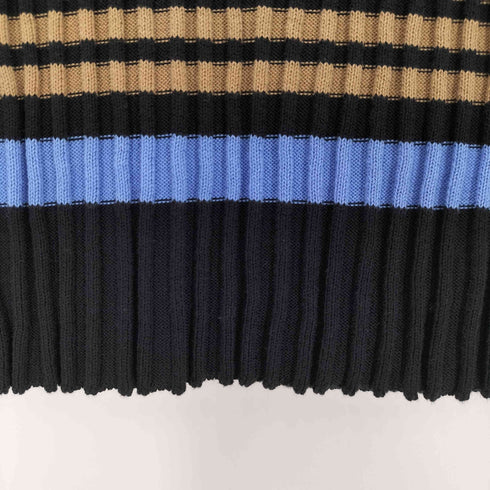 レッドヴァレンティノ RED VALENTINO マルチボーダー S/Sニット レディース import:XS