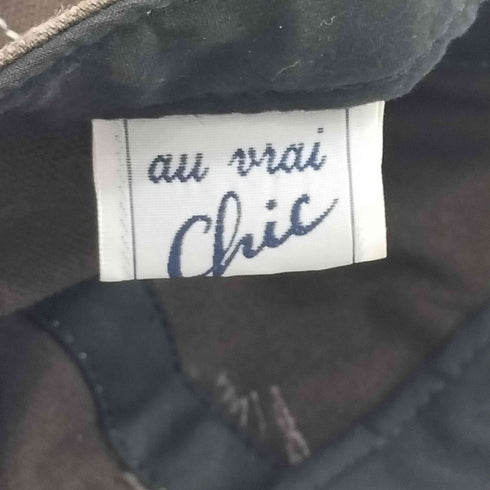 au vrai chic britain Fロゴ 6パネルキャップ メンズ