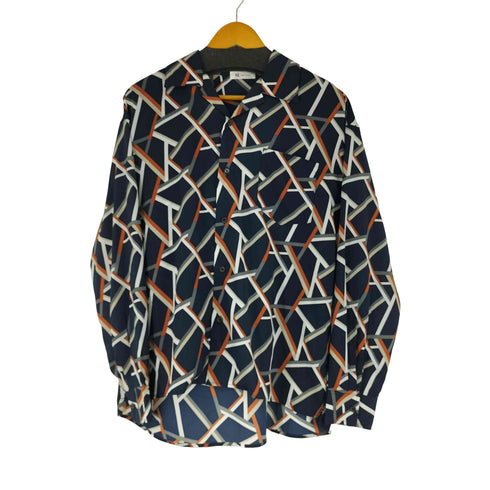 タケオキクチ TAKEO KIKUCHI 総柄 L/S シャツ メンズ JPN:L