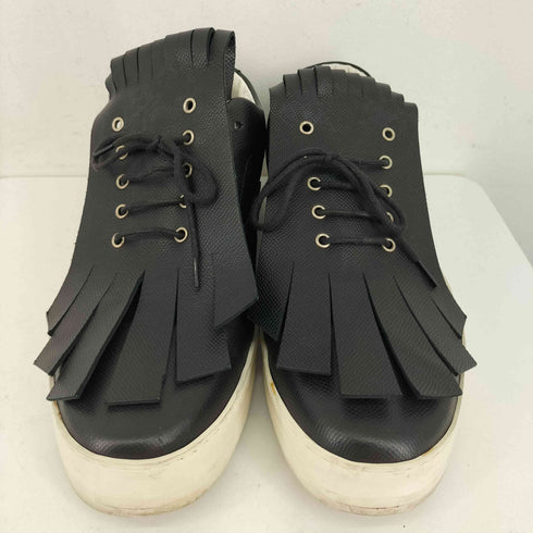 クリスバンアッシュ KRISVANASSCHE フリンジ レザースニーカー メンズ 41