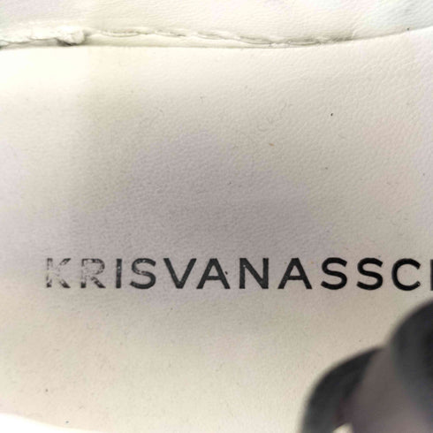 クリスバンアッシュ KRISVANASSCHE フリンジ レザースニーカー メンズ 41