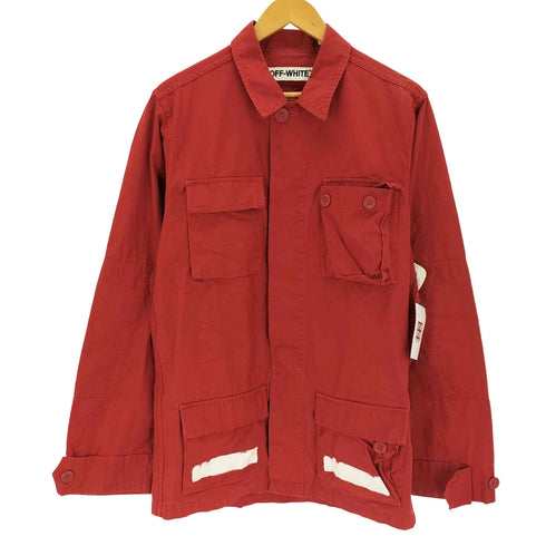 オフホワイト OFF-WHITE Field Jacket Square Red メンズ import:XS