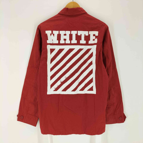 オフホワイト OFF-WHITE Field Jacket Square Red メンズ import:XS