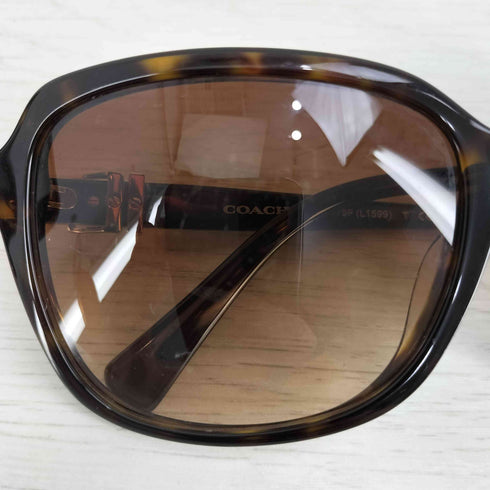コーチ COACH Black Light Grey Gradient Alt Fit ブラウングラデーション ダークタートイズ べっ甲柄 サングラス レディース 58□16