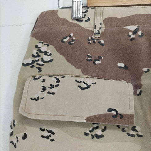 ステューシー Stussy 90S MADE IN USA 白タグ チョコチップカモハーフカーゴパンツ メンズ L