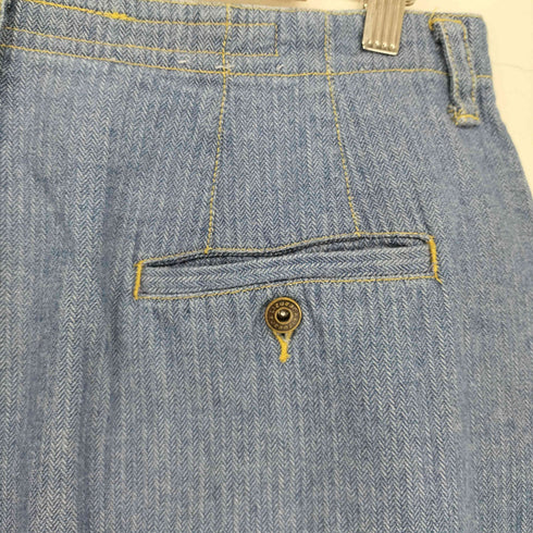 リズウェア LIZ wear 90S ヘリンボーンデニムスラックス メンズ 16