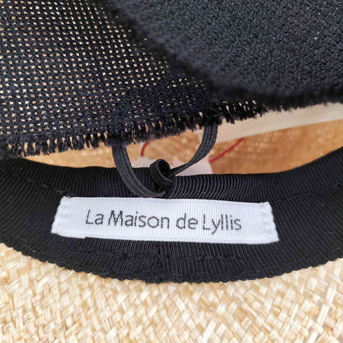 ラメゾンドリリス La Maison de Lyllis DOPI 麦わらハット レディース 57cm