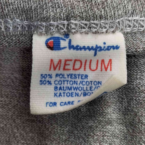 チャンピオン Champion 80s USA製 トリコタグ シングルステッチ MLBチームロゴ 染み込みプリント Tシャツ メンズ import:M