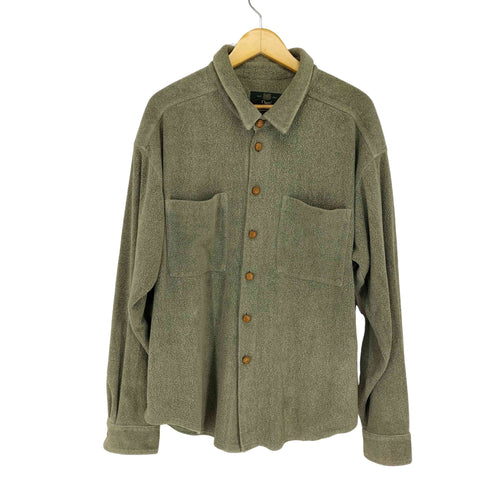 オービス ORVIS 90S 胡桃ボタン フリースシャツ メンズ