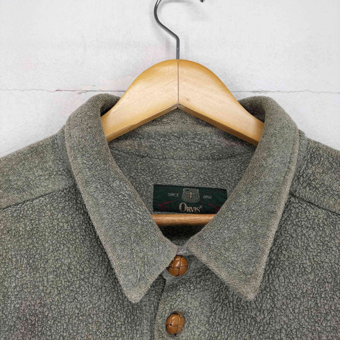 オービス ORVIS 90S 胡桃ボタン フリースシャツ メンズ