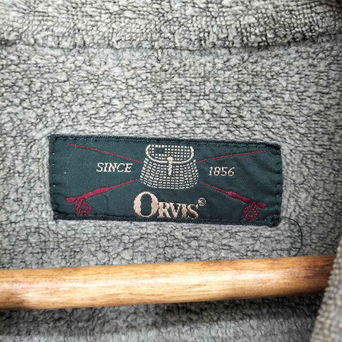 オービス ORVIS 90S 胡桃ボタン フリースシャツ メンズ
