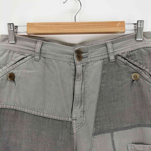 アンダーカバーイズム UNDERCOVERISM 再構築 パッチワーク クロップドパンツ メンズ 1